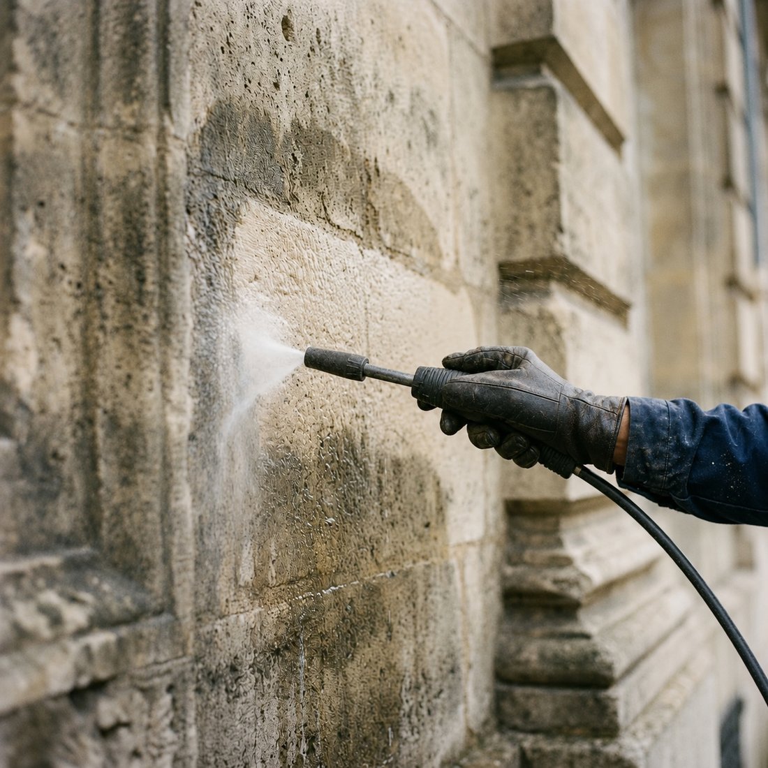 Nettoyage et ravalement façade — Artisan Mossé, La Crau