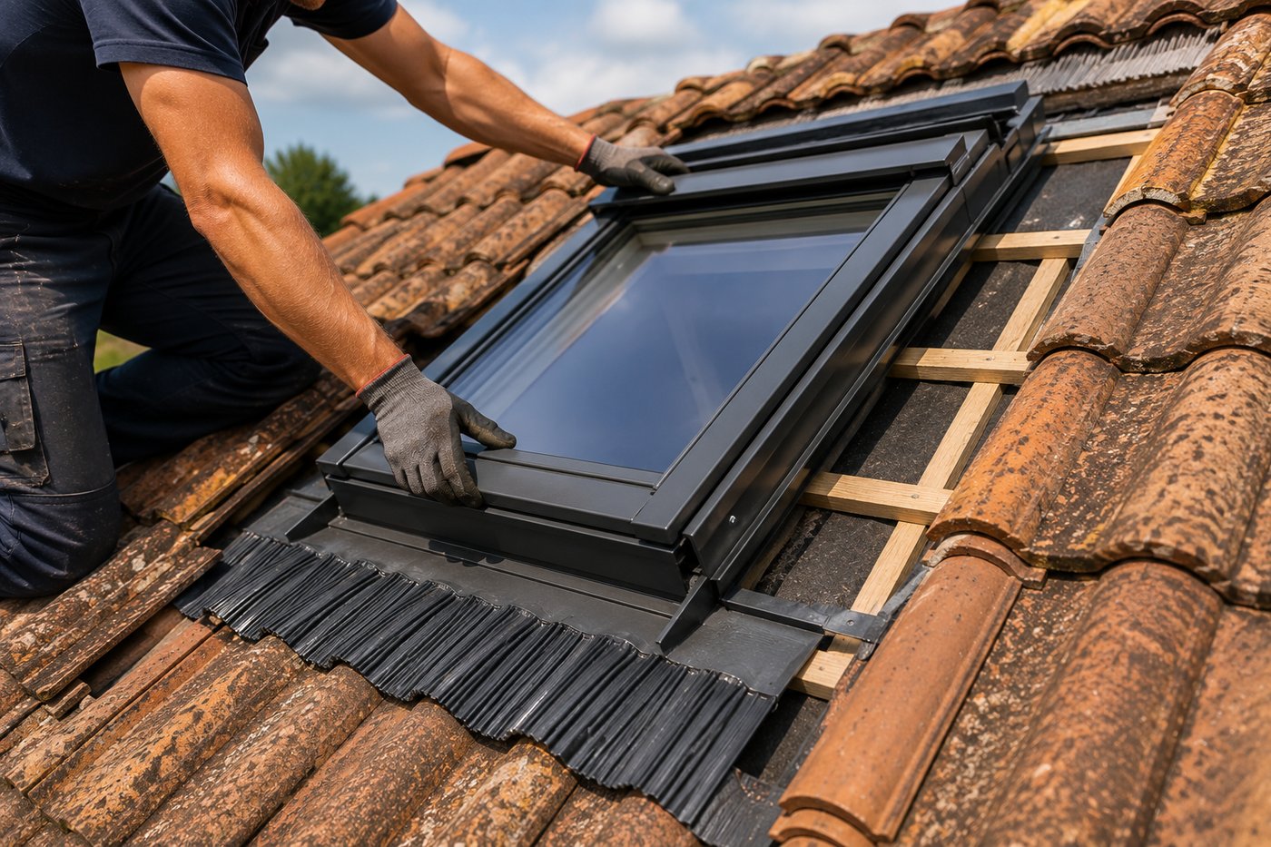 Installation et remplacement de Velux par Artisan Mossé à La Crau